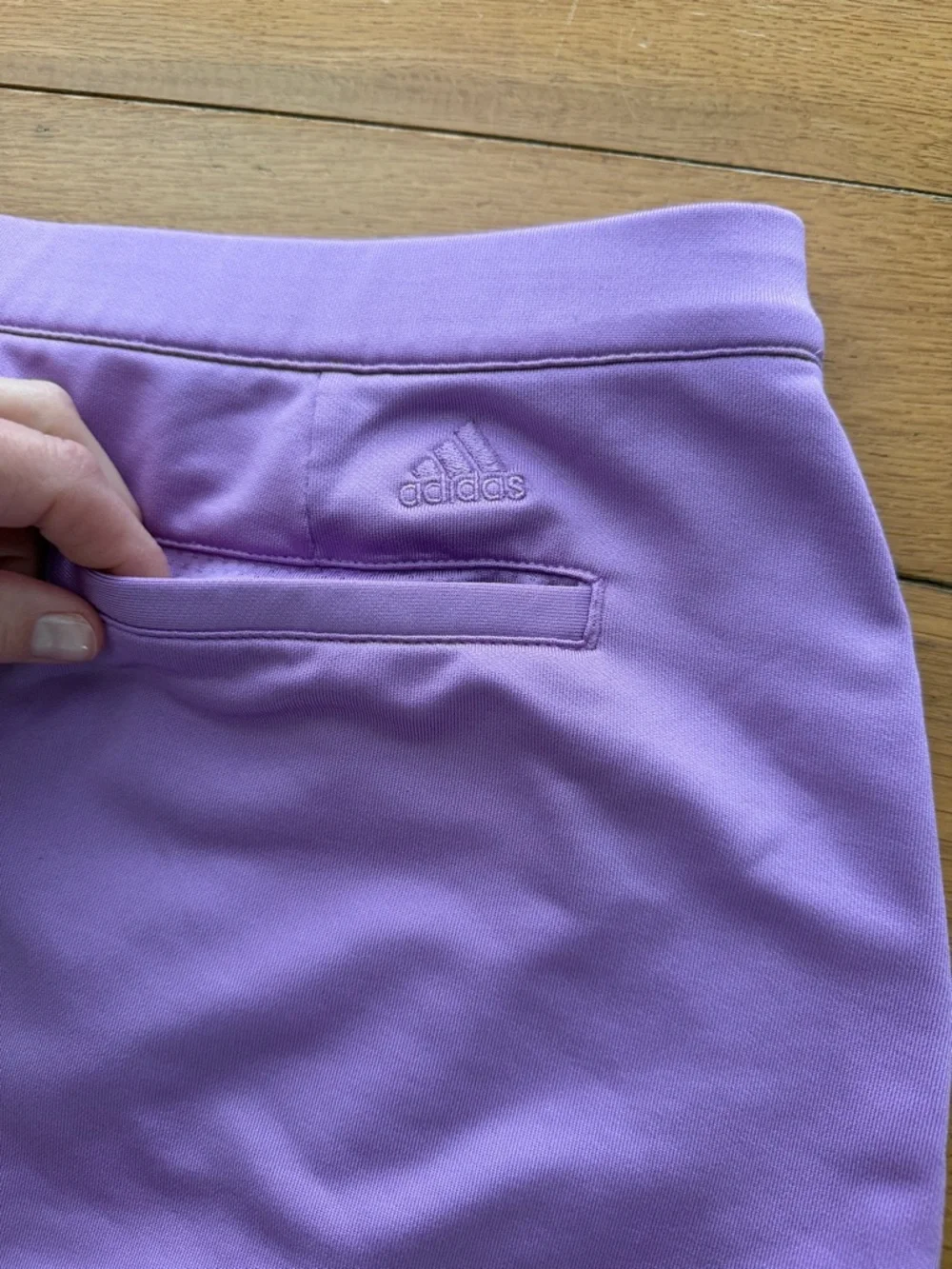 Adidas Climacool Golf Skirt Women Size 10 Purple Pink Lined Bike Shorts